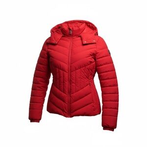 Guess Red Puffer Jacket